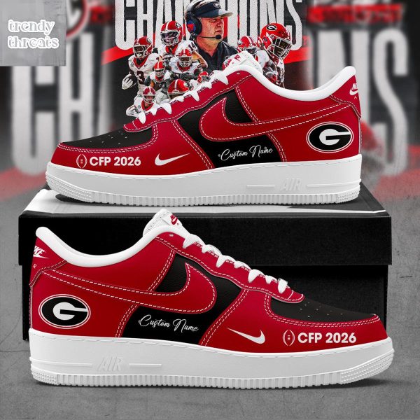 Georgia Bulldogs CFP 2026 Air Force 1 Shoes