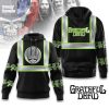 Grateful Dead Hi Vis Safety Hoodie T Shirt