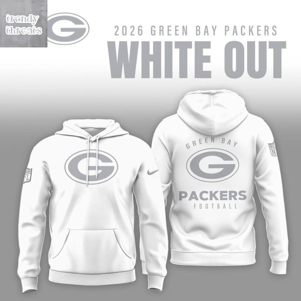 Green Bay Packers White Out 2026 Hoodie T-Shirt