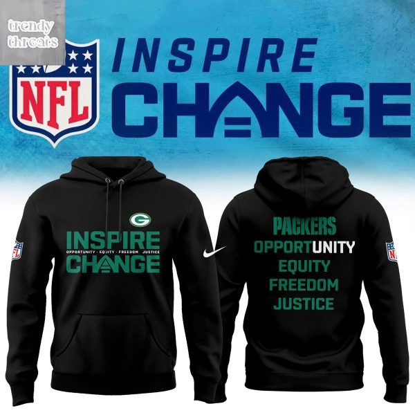 Green Bay Packers x Inspire Change Initiative 2025 Hoodie Shirt