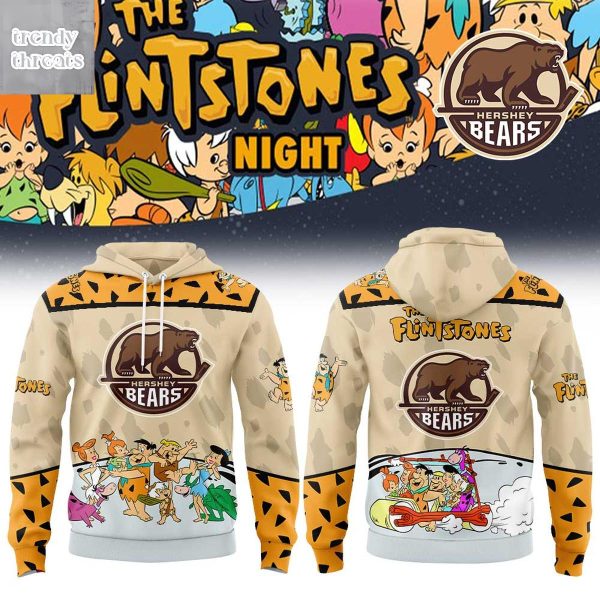 Hershey Bears The Flintstone Night Hoodie T-Shirt