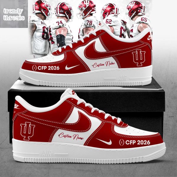Indiana Hoosiers CFP 2026 Air Force 1 Shoes