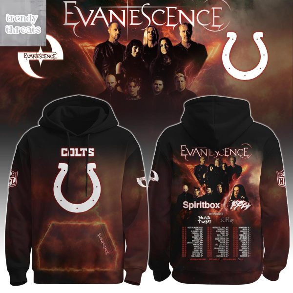 Indianapolis Colts x Evanescence 2026 World Tour Hoodie Shirt