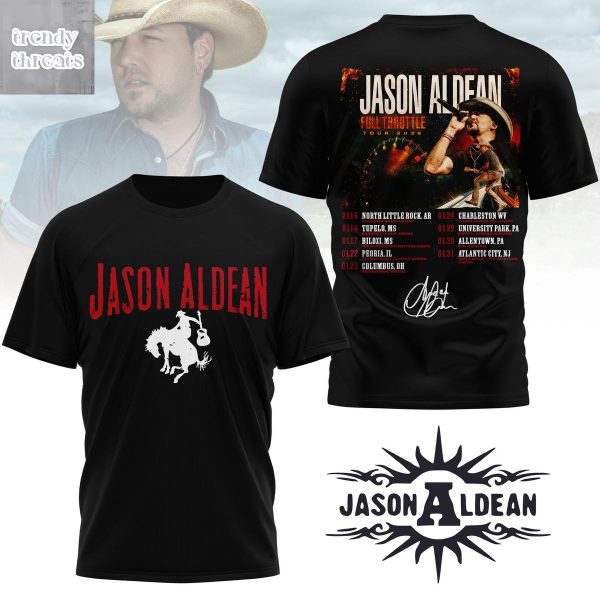 Jason Aldean Full Throttle Tour 2026 T-Shirt