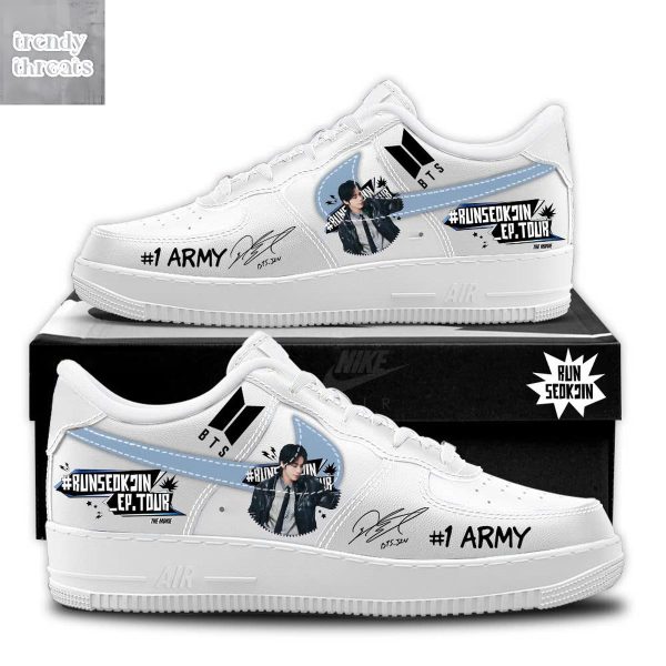 Jin BTS Runseokjin EP Tour Air Force 1 Shoes