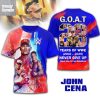 John Cena Goat 23 Years Of WWE Memories 2025 Hoodie T Shirt
