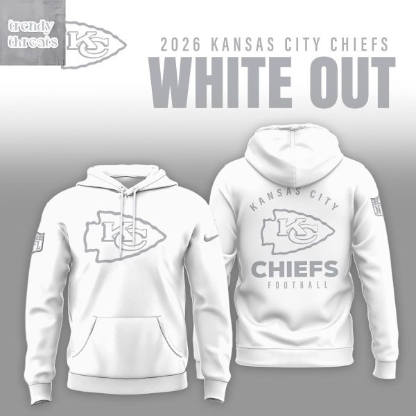 Kansas City Chiefs White Out 2026 Hoodie T-Shirt