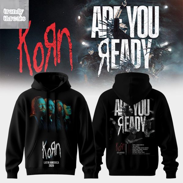 Korn Are You Ready Tour 2026 Hoodie Shirt