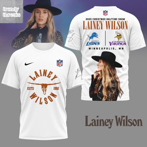 Lainey Wilson 2025 Christmas Halftime Show T-Shirt