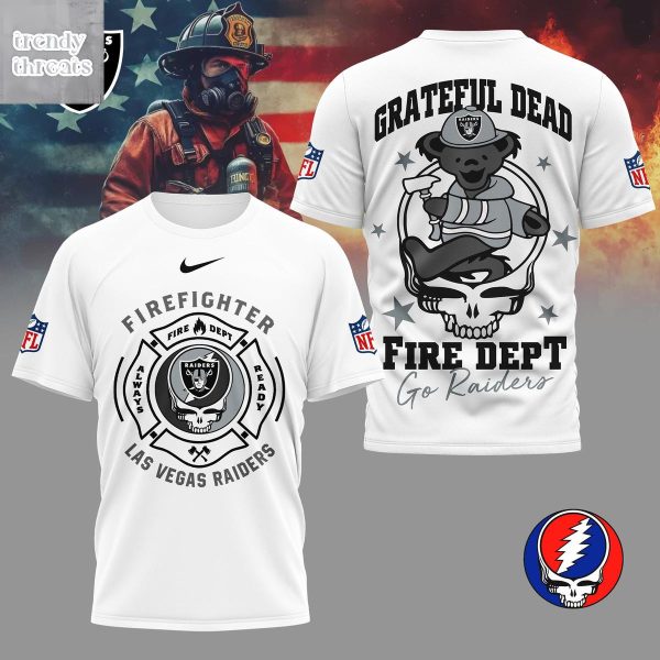 Las Vegas Raiders x Grateful Dead Firefighter Shirt