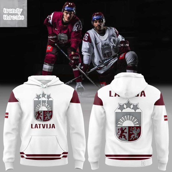 Latvija Hockey Olympic Winter 2026 Hoodie Shirt
