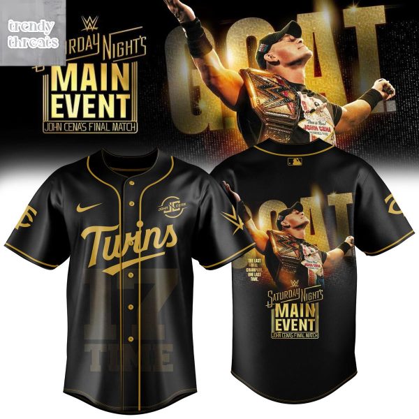 Minnesota Twins x John Cena Saturday Night’s Main Event 2025 Jersey