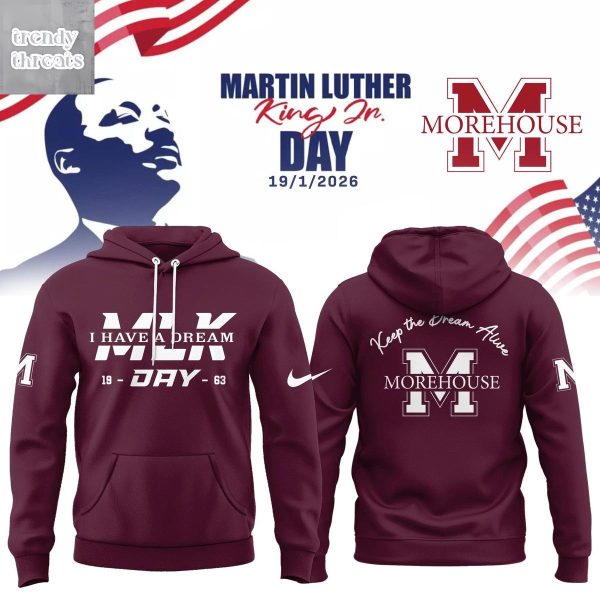 Morehouse College x Martin Luther King Jr. Day 2026 Hoodie Shirt