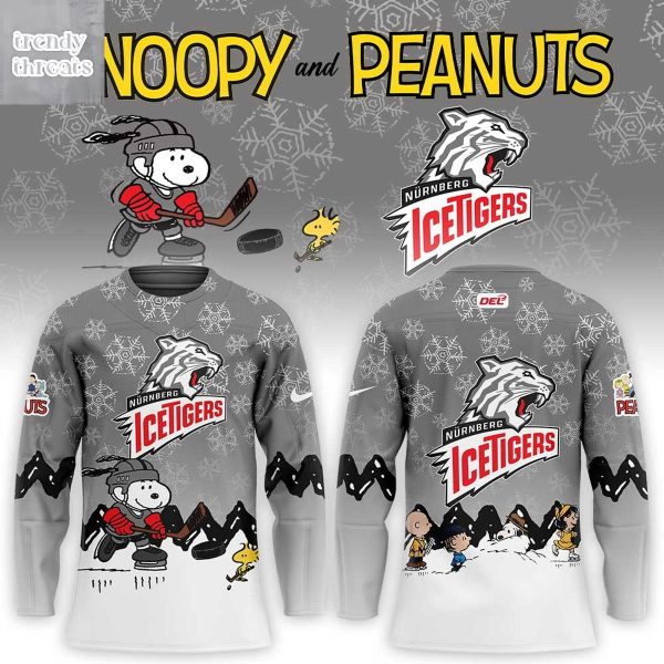 Nürnberg Ice Tigers x Snoopy And Peanuts Hockey Jersey