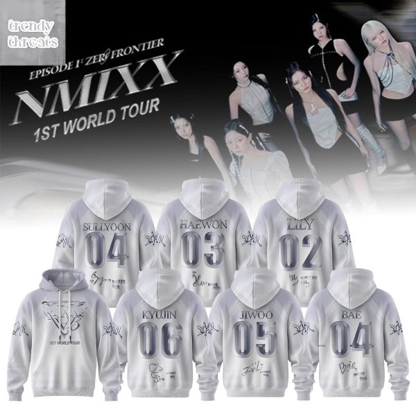 NMIXX 1St World Tour Zero Frontier Hoodie T-Shirt