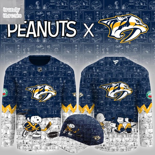 Nashville Predators Peanuts Night Jersey