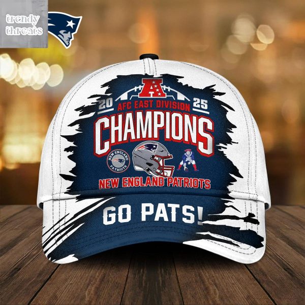 New England Patriots 2025 AFC East Champions Cap