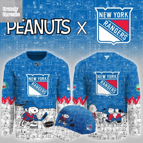 New York Rangers Peanuts Night Jersey