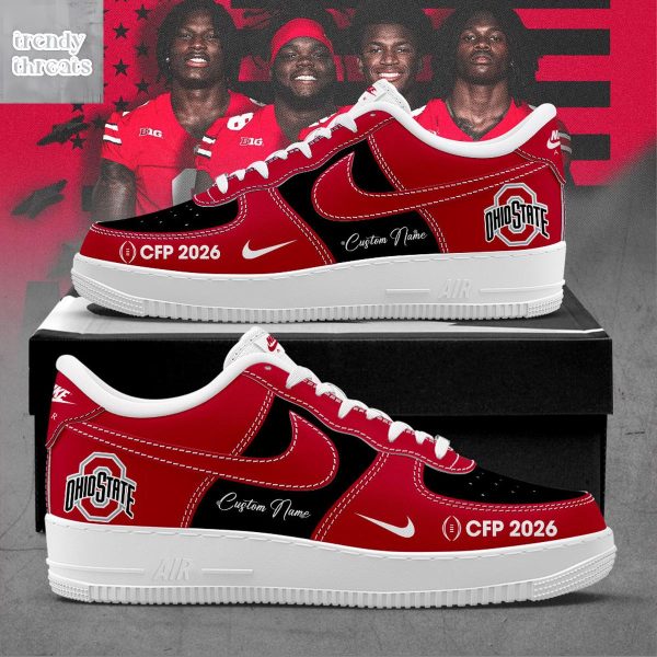 Ohio State Buckeyes CFP 2026 Air Force 1 Shoes