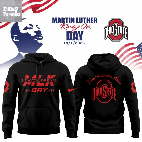 Ohio State University x Martin Luther King Jr. Day 2026 Hoodie Shirt