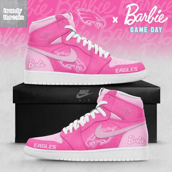 Philadelphia Eagles x Barbie Game Day Air Jordan 1 Shoes