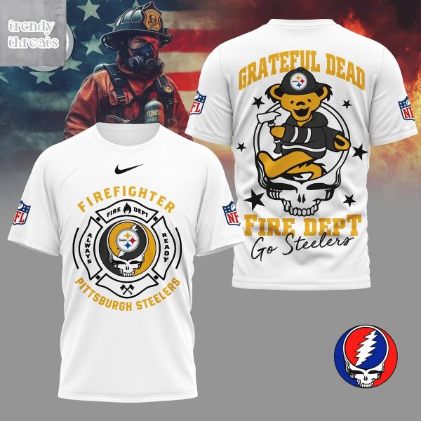Pittsburgh Steelers x Grateful Dead Firefighter Shirt