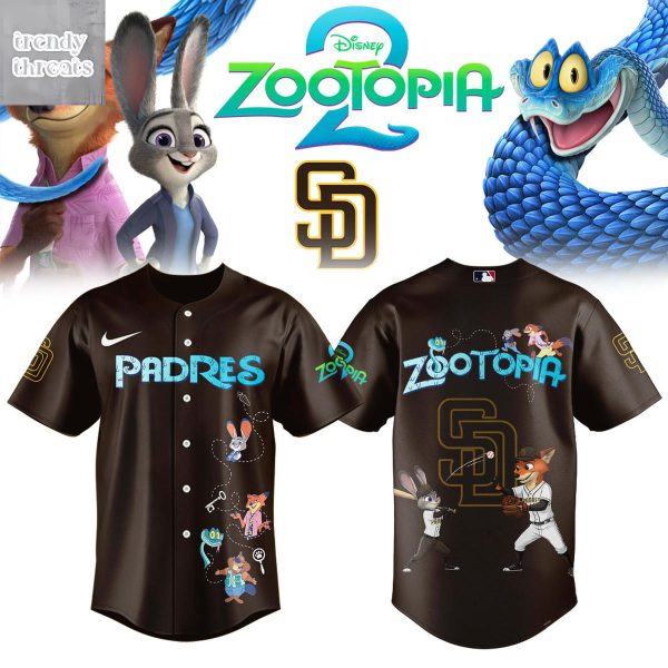 San Diego Padres x Zootopia 2 Jersey