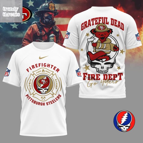 San Francisco 49ers x Grateful Dead Firefighter Shirt