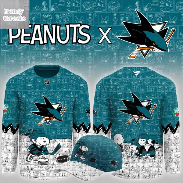 San Jose Sharks Peanuts Night Jersey