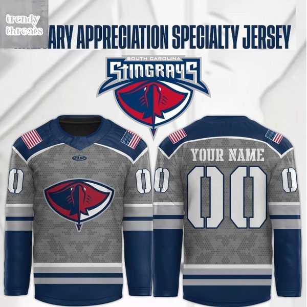 South Carolina Stingrays Military Night Hockey Jersey