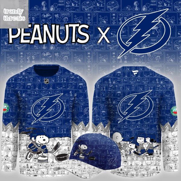 Tampa Bay Lightning Peanuts Night Jersey