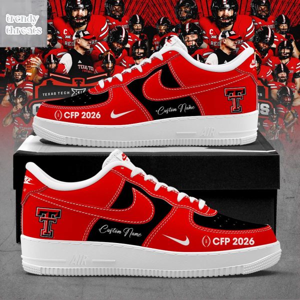 Texas Tech Red Raiders CFP 2026 Air Force 1 Shoes