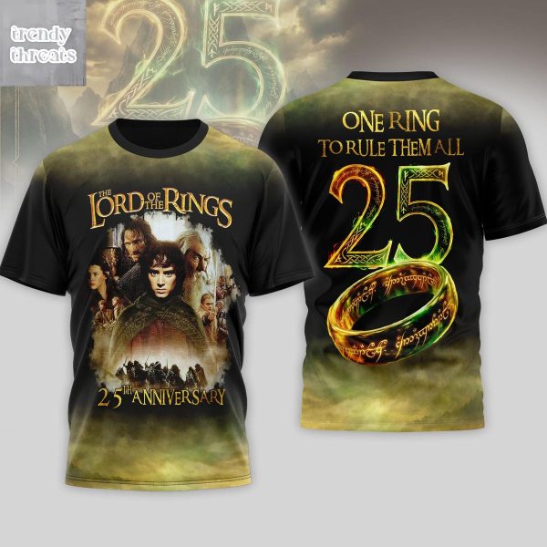 The Lord Of The Rings 25th Anniversary T-Shirt