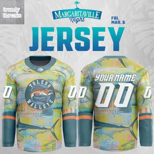 Toledo Walleye Hockey Margaritaville Night 2026 Jersey