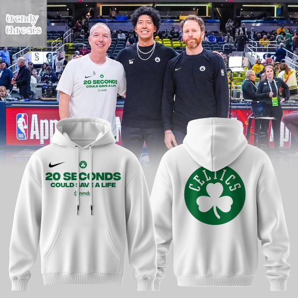 Boston Celtics 20 Second Cold Save A Life Hoodie T-Shirt