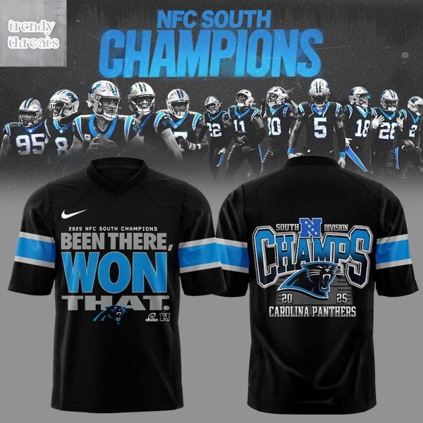 Carolina Panthers 2025 NFC South Division Champions Jersey