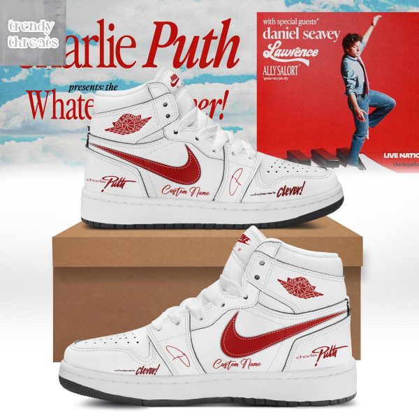 Charlie Puth Whatevers Clever World Tour Air Jordan 1 Shoes
