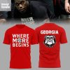 Georgia Bulldogs Where More Begins Hoodie Shirt