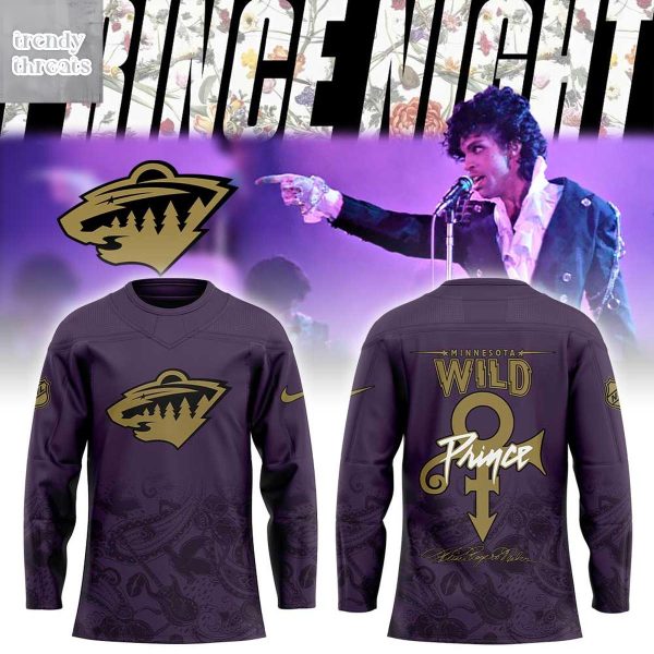 Minnesota Wild Prince Rogers Nelson Night 2026 Hockey Jersey