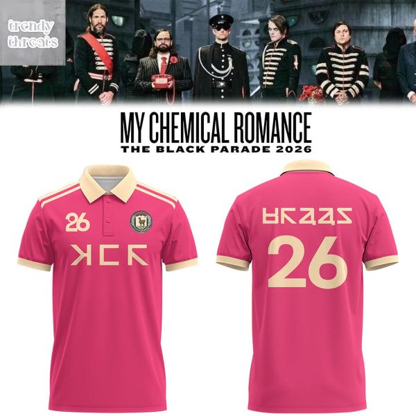My Chemical Romance The Black Parade 2026 Tour Polo Shirt