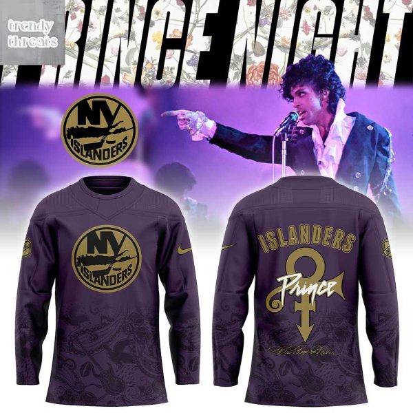 New York Islanders Prince Rogers Nelson Night 2026 Hockey Jersey