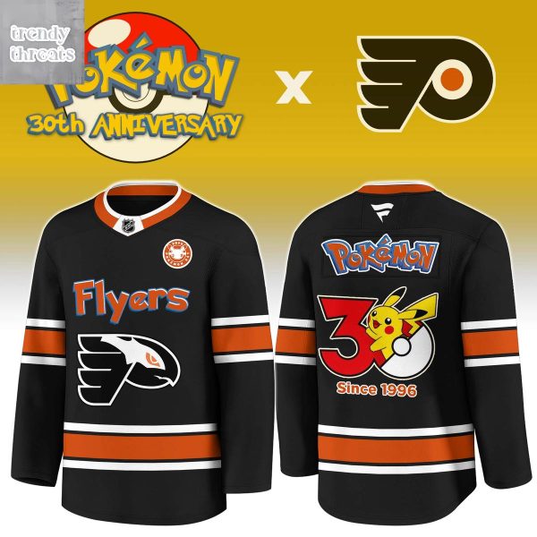 Philadelphia Flyers x Pokemon 30th Anniversary 1996 2026 Hockey Jersey