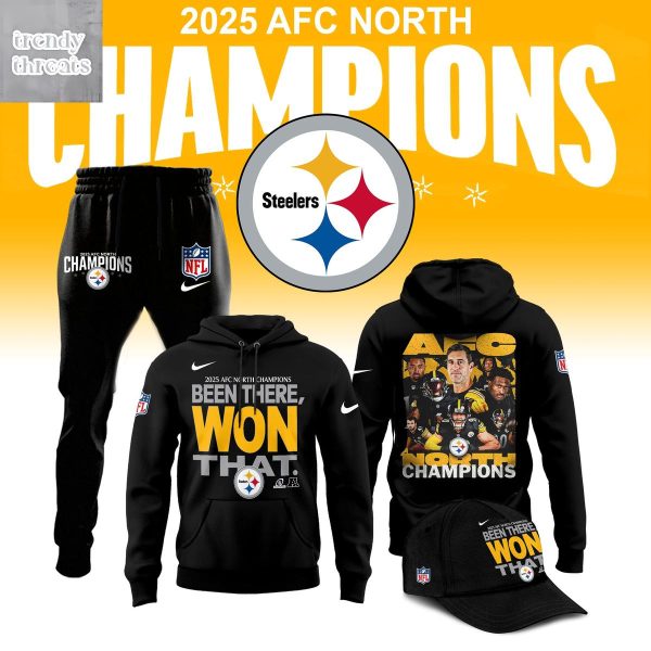 Pittsburgh Steelers 2025 Kings North Division Champions Hoodie T-Shirt