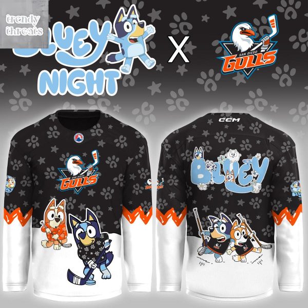San Diego Gulls Bluey Night 2026 Jersey