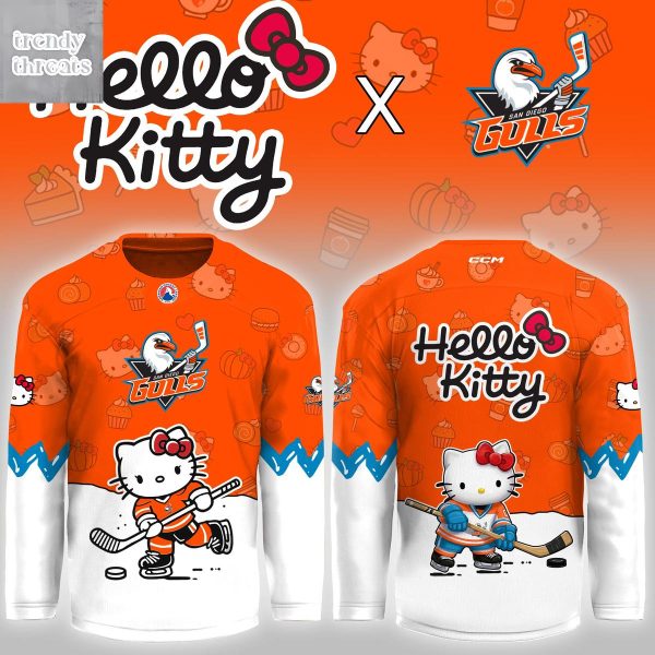 San Diego Gulls x Hello Kitty Night 2026 Jersey