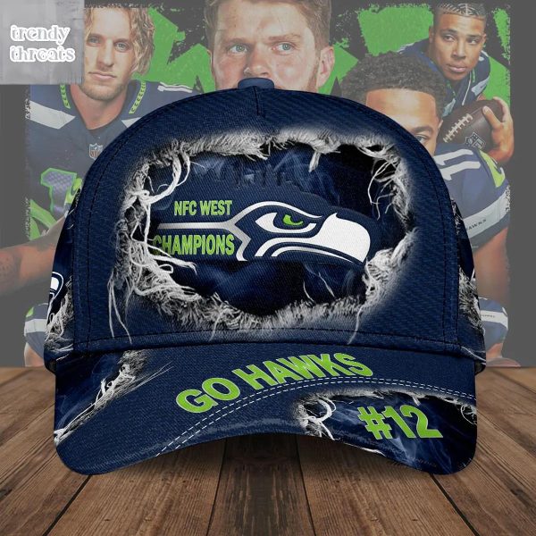 Seattle Seahawks 2025 NFC West Division Champions Cap
