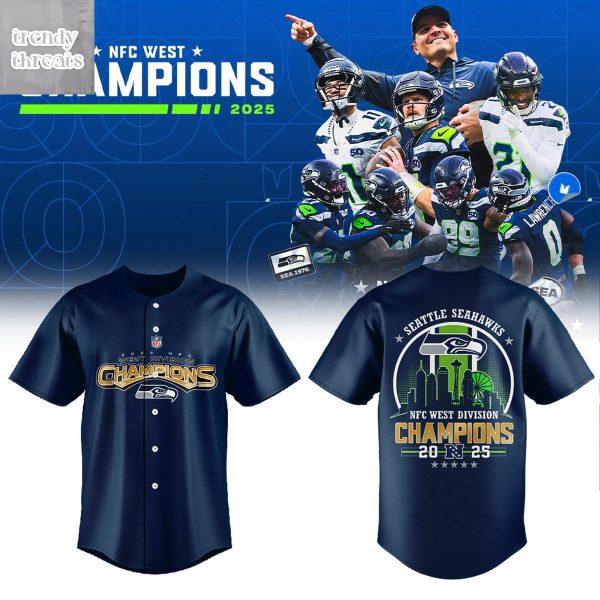 Seattle Seahawks 2025 NFC West Division Champions Jersey