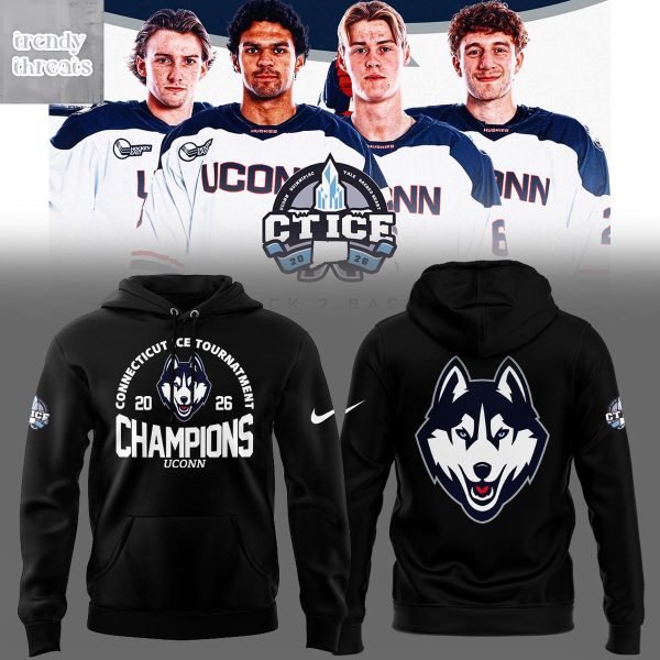 Uconn Huskies Ice Tournament Champions Hoodie T-Shirt