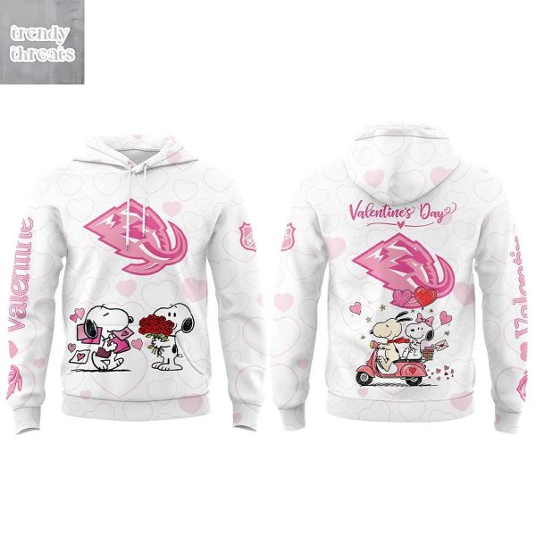 Utah Mammoth Peanuts Happy Valentine Day 2026 Hoodie Shirt