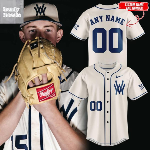 West Virgina Baseball Throwback Jersey